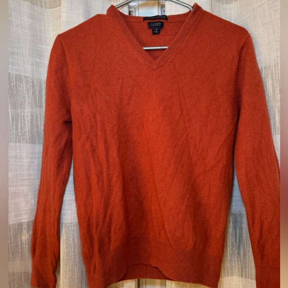 J.Crew Italian Cashmere V-neck sweater - Picture 7 of 9